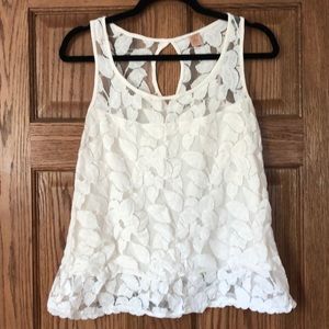 Lace tank top (L)